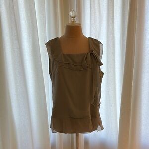 Mint Green Ruffle Top